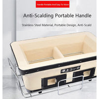 Thumbnail for Japanese Ceramic Hibachi Charcoal Table Grill