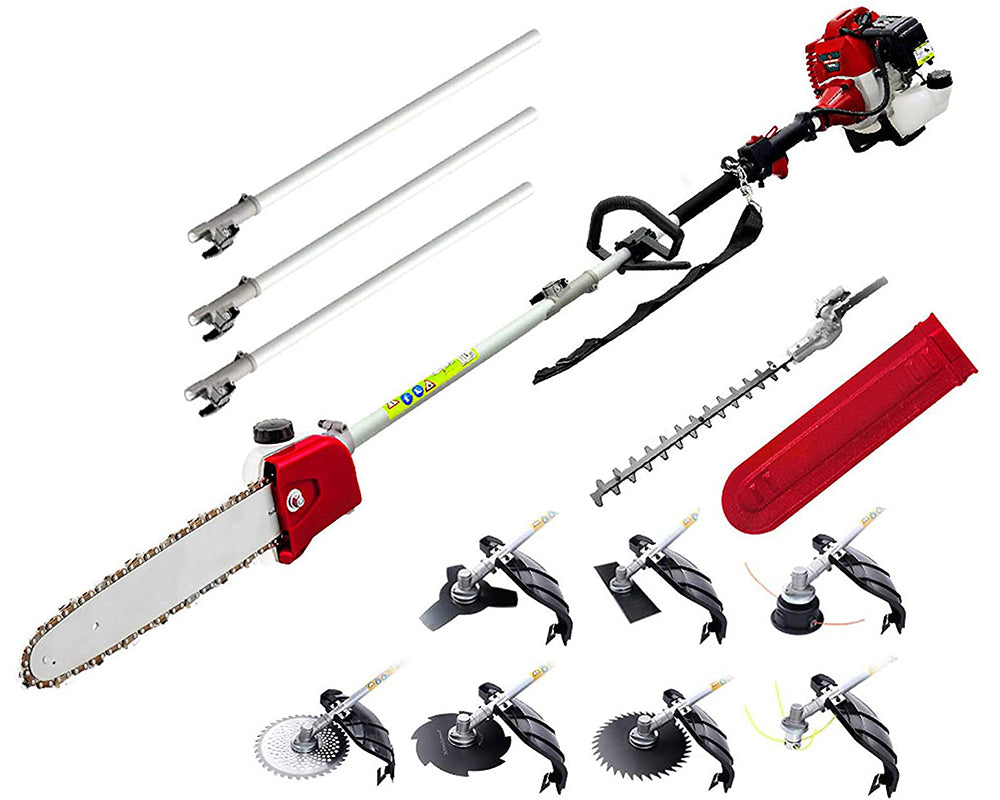 High-Powered Brush Weed Cutter Saw Hedge Trimmer 10 In 1