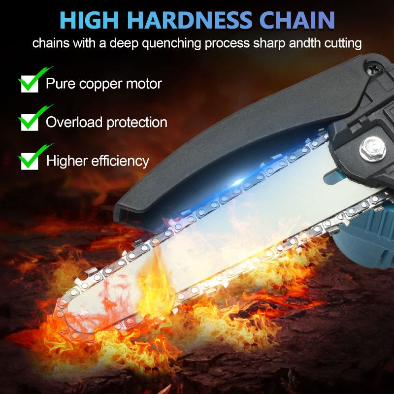 Makita Compatible Mini Cordless Chainsaw 6 Inch