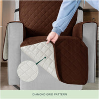 Thumbnail for Recliner Chair Cover Sofa Slipcover Couch Protector with Non Slip Strap
