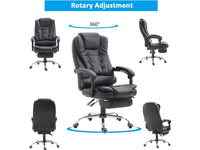 Thumbnail for Office Chair with Footrest Black - The Shopsite