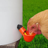 Thumbnail for Chicken Drinker - Mini Cup Drinker + Elbow Utomatic 5 pcs - The Shopsite