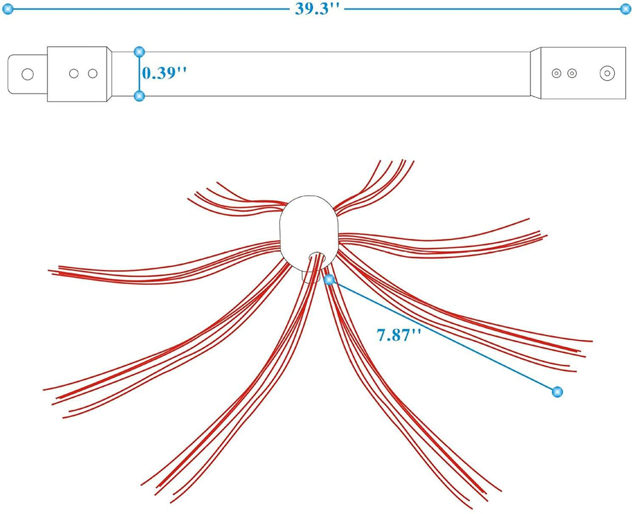 Flexible Dryer Vent Chimney Cleaner Kit
