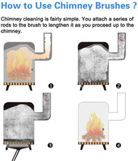Thumbnail for Flexible Dryer Vent Chimney Cleaner Kit