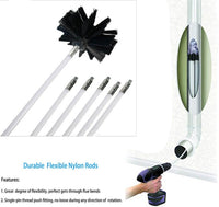 Thumbnail for Flexible Dryer Vent Chimney Cleaning Brush Kit - The Shopsite