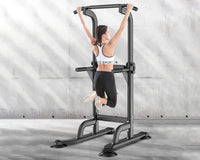 Thumbnail for Power Tower Pull-Up & Chin-Up Station – Adjustable Workout Equipment