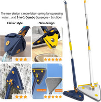Thumbnail for Triangle Cleaning Mop 1.3m Extendable Rotatable