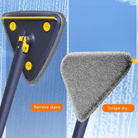 Thumbnail for Triangle Cleaning Mop 1.3m Extendable Rotatable