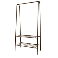 Thumbnail for Cloth Rack Garment Rack Metal Coffee color - The Shopsite