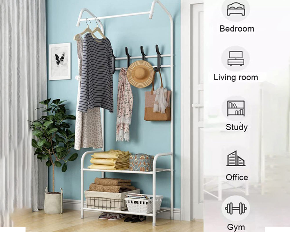 Cloth Rack Garment Rack Coat Rack – White