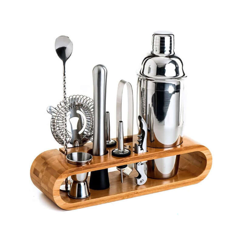 Hawthorne strainer and bar spoon