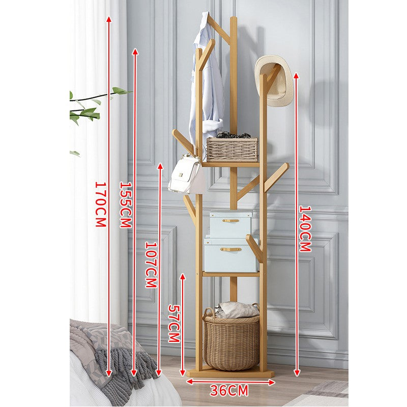 coat rack with accessory shelf