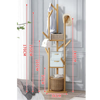 Thumbnail for coat rack with accessory shelf