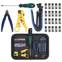 Thumbnail for Coaxial cable crimper used on RG6 cable