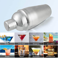 Thumbnail for Cocktail Shaker 750Ml Set Bar Drink Mixer Kit Stainless Steel