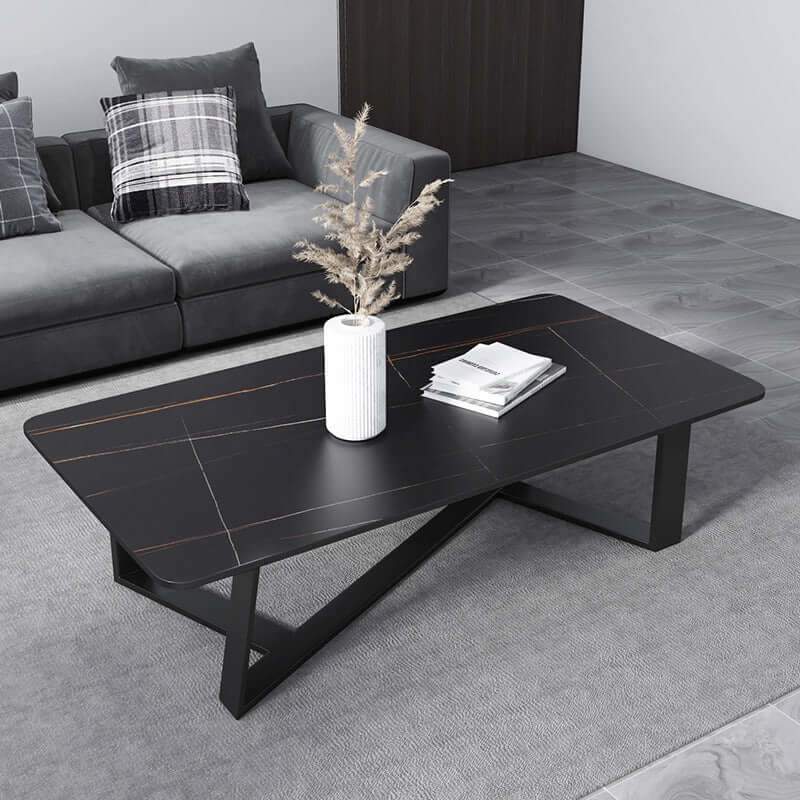 Coffee Table Marble Texture Modern Stone - The Shopsite