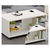 Thumbnail for Coffee Table 120cm with Wheels