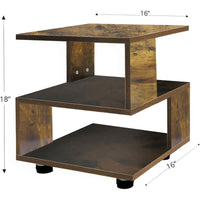 Thumbnail for Coffee Table Rustic Wood - The Shopsite