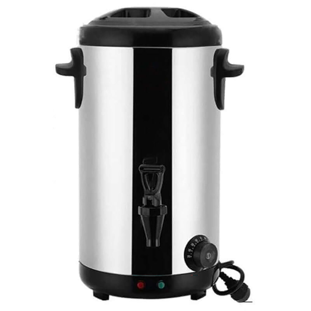 Coffee hot water urn 10L stainless steel with resin faucet