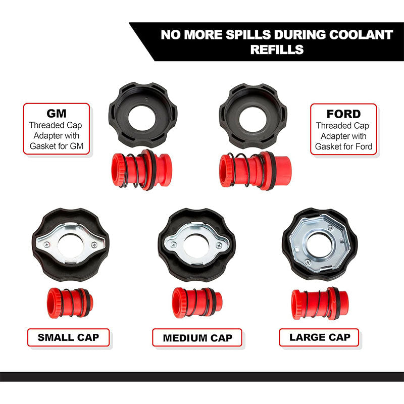 coolant filling kit components