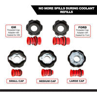 Thumbnail for coolant filling kit components