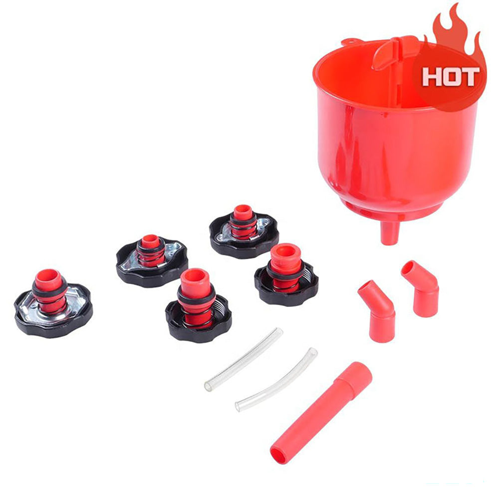 Coolant filling kit ready for use