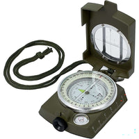 Thumbnail for Compass hanging from branch with cord attached