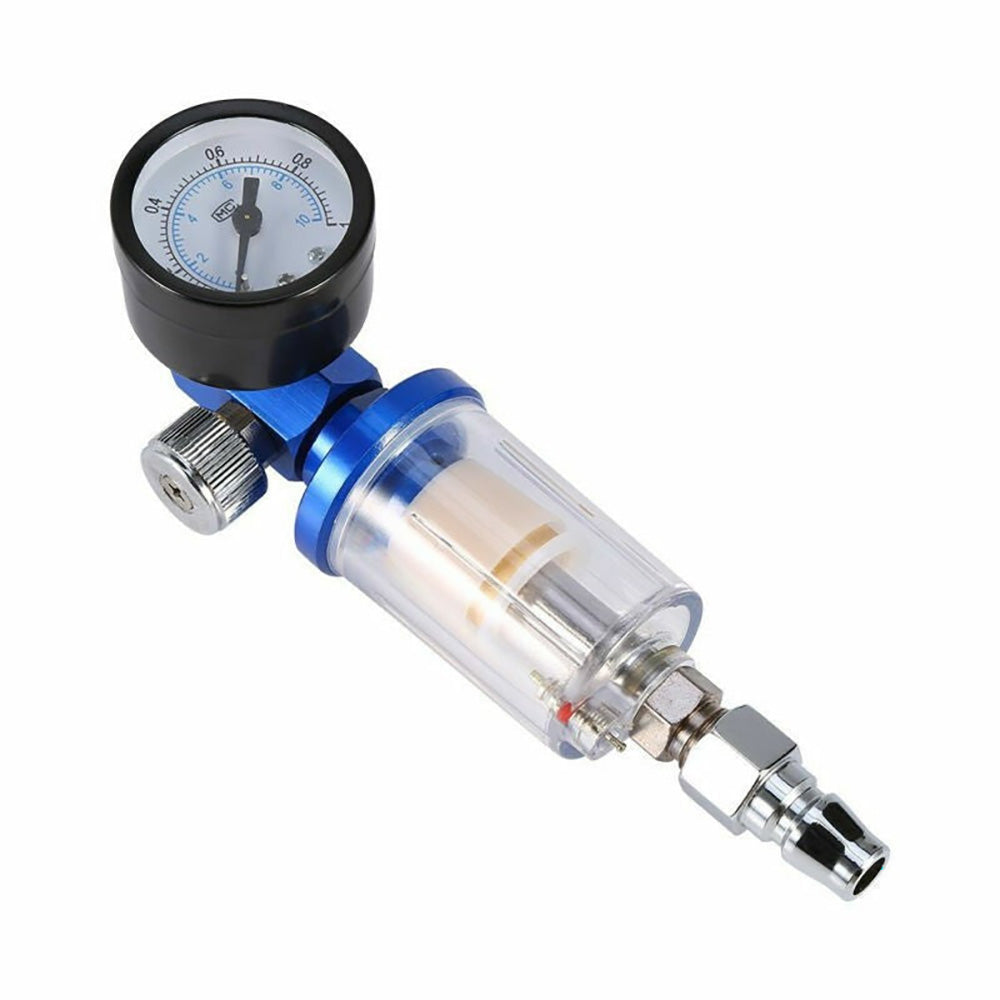 Air regulator mounted on spray system