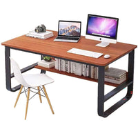 Thumbnail for Computer desk table with clean lines and sturdy build