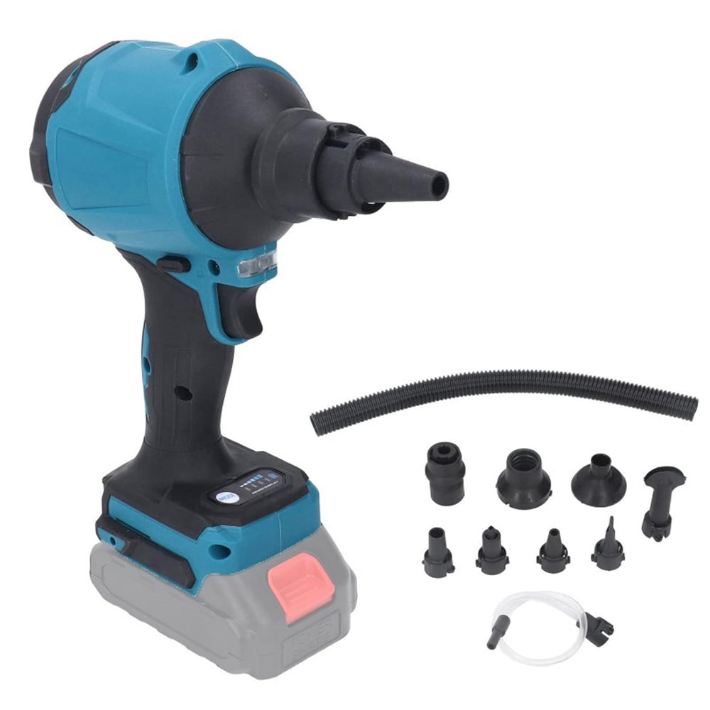 Dust blower packaging with accessories