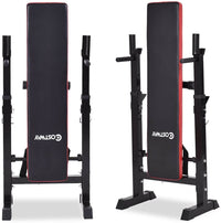 Thumbnail for Adjustable Weight Bench Fitness Bench Home Gym Black - The Shopsite