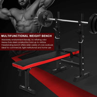Thumbnail for Side view of adjustable weight bench steel frame