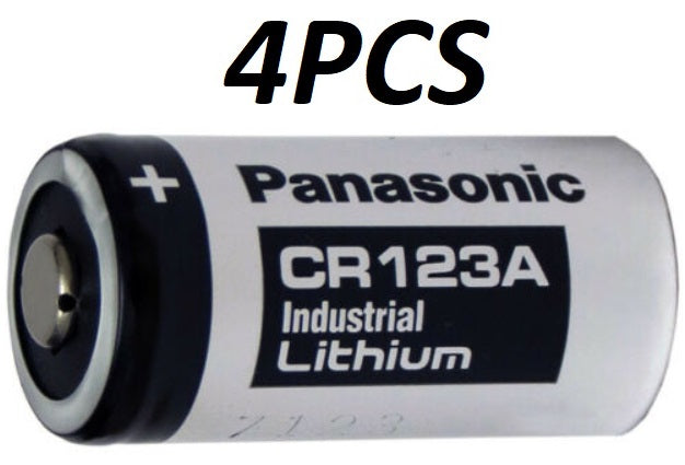 CR123A Panasonic batteries / CR123 4 Pcs