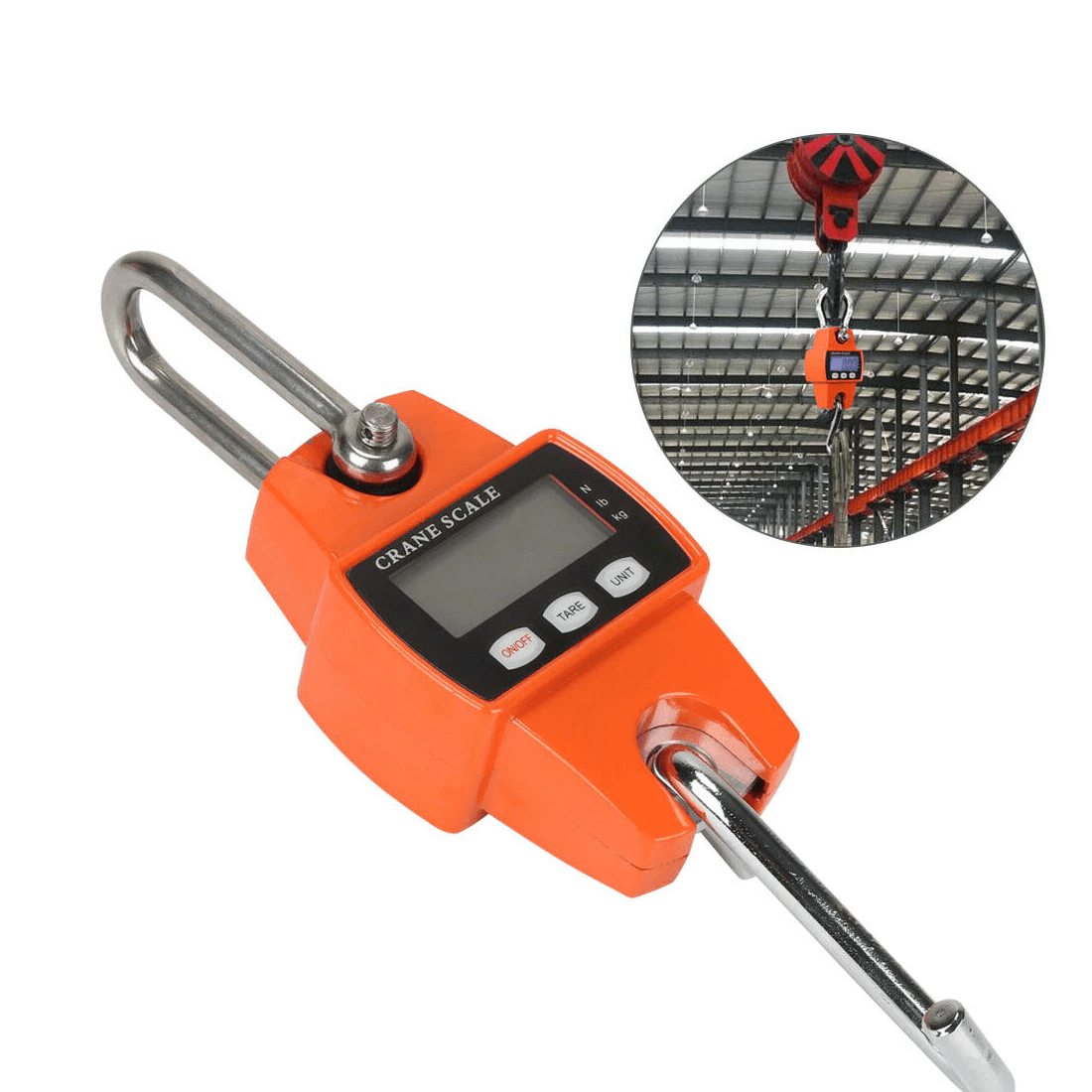Crane Scale Mini LCD Digital 300kg Portable Industrial Electronic Heavy Duty - The Shopsite