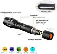 Thumbnail for Mini Adjustable Focus Cree Led Flashlight Torch - The Shopsite