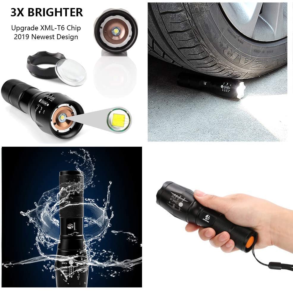 Mini Adjustable Focus Cree Led Flashlight Torch - The Shopsite