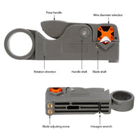 Thumbnail for Tool Coax Rg59 Rg6 F Connector Fitting Crimper Cable Kit - The Shopsite