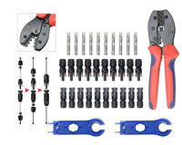 Thumbnail for MC4 solar connectors included in crimping tool kit