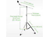 Thumbnail for Cymbal Stand Single Braced Lightweight (4.5lb) - The Shopsite