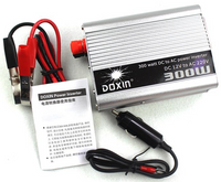 Thumbnail for Car power inverter connected to 12V cigarette lighter plug