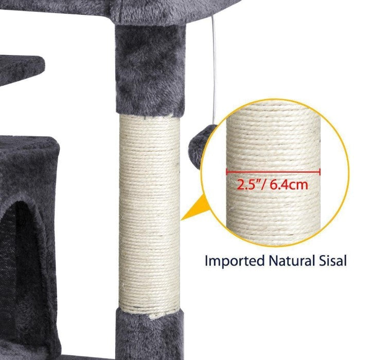 Cat Tree House Scratching Post Tree Play House