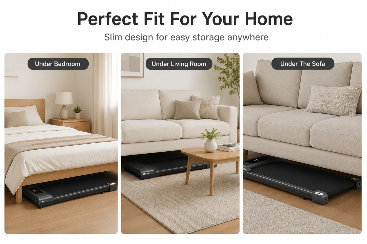 Walking Pad Treadmill With Remote