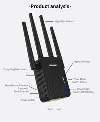 Thumbnail for Comfast Wireless-N Wifi Repeater