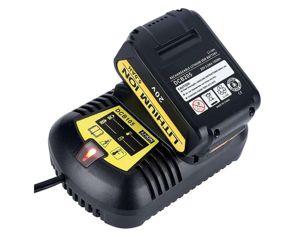 Charger compatible with Dewalt 12V and 20V batteries