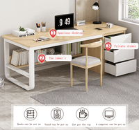 Thumbnail for Computer Desk 120cm with 3 Drawers