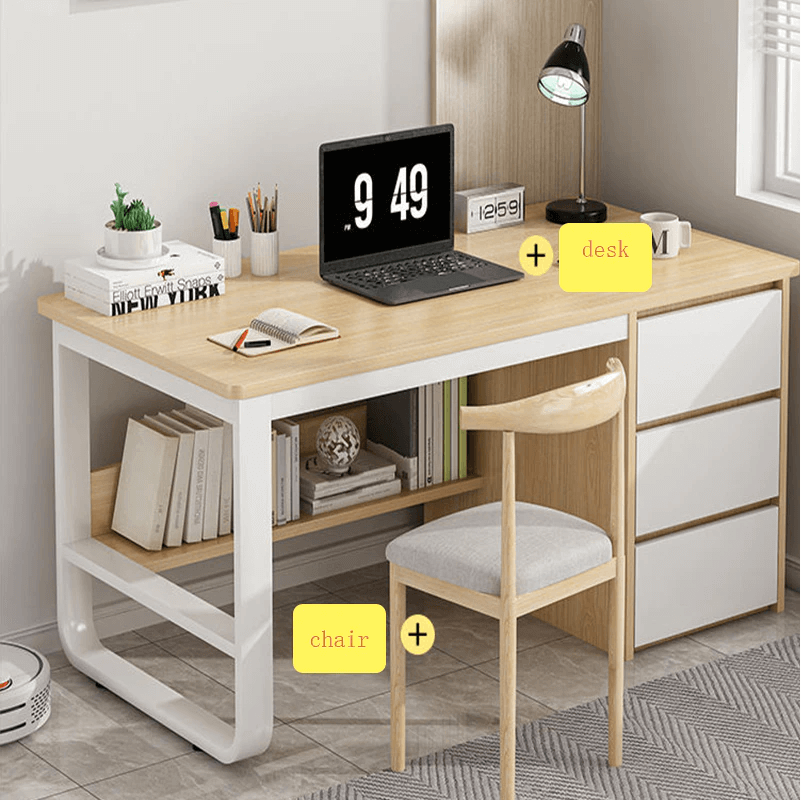 Computer Desk 120cm with 3 Drawers