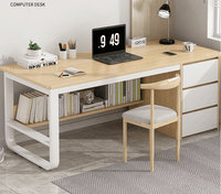 Thumbnail for Computer Desk 120cm with 3 Drawers