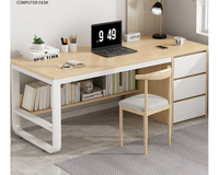 Thumbnail for Computer Desk with Drawers