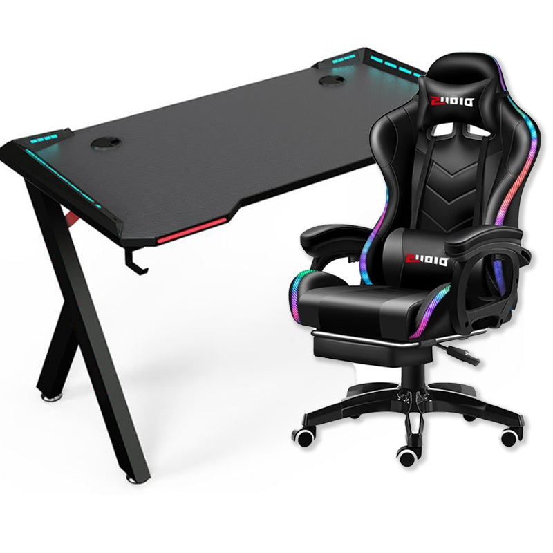 Gaming Chair with Desk Combo