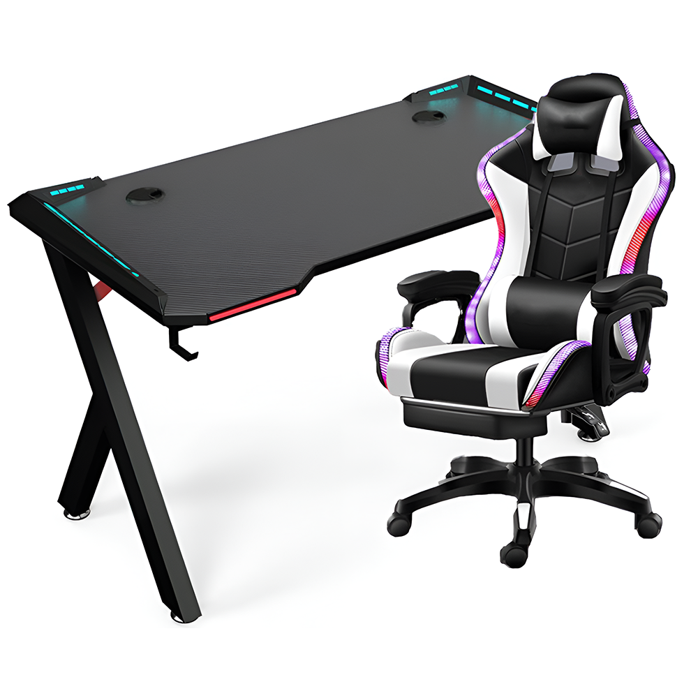 Chair with adjustable height lever